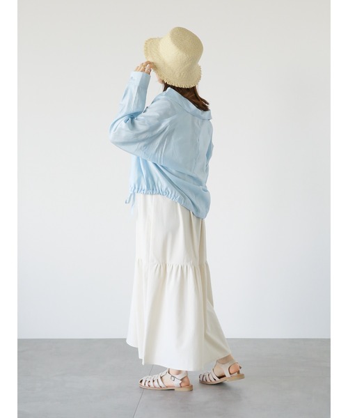 ehka sopo（エヘカソポ）の「バックリボンノースリーブワンピース（ワンピース・レディース・ブラック/グリーン/キナリ・F）」の20枚目の写真