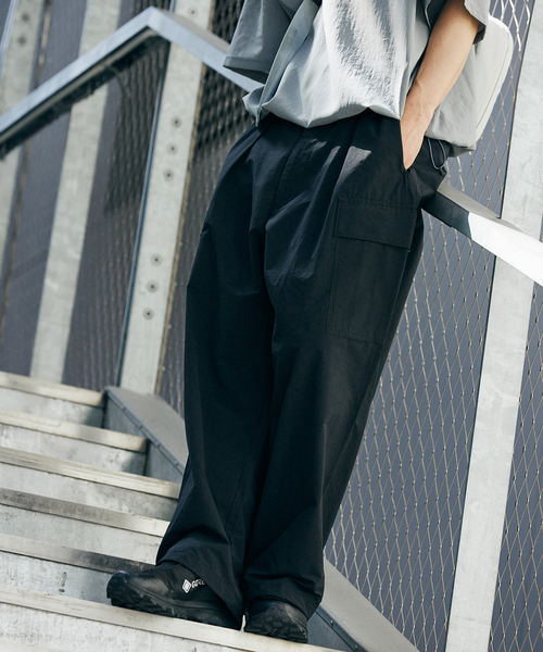 JOURNAL STANDARD(ジャーナルスタンダード)の「コットンナイロン オーバーテック 6ポケット パンツ(カーゴパンツ・メンズ・ブラック/ブルー系その他/ベージュ・MEDIUM/LARGE)」の7枚目の写真