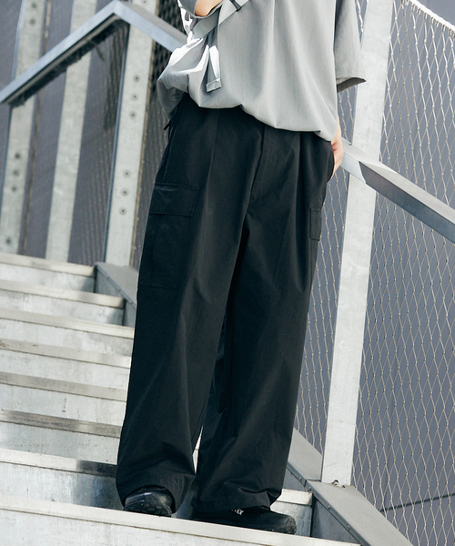 JOURNAL STANDARD(ジャーナルスタンダード)の「コットンナイロン オーバーテック 6ポケット パンツ(カーゴパンツ・メンズ・ブラック/ブルー系その他/ベージュ・MEDIUM/LARGE)」の8枚目の写真