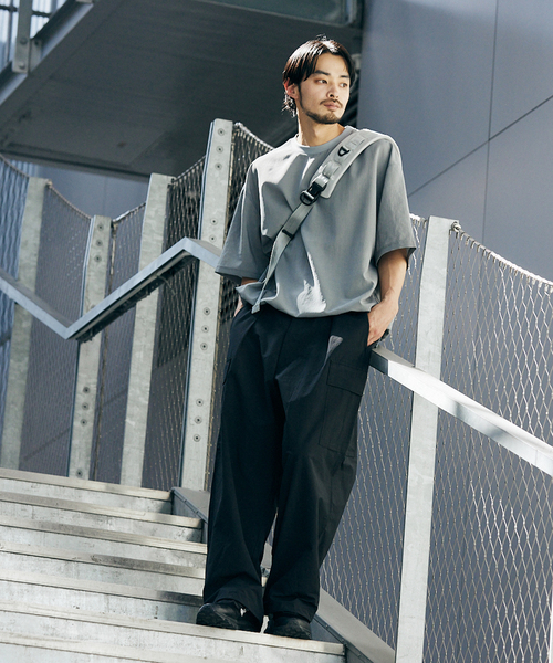 JOURNAL STANDARD(ジャーナルスタンダード)の「コットンナイロン オーバーテック 6ポケット パンツ(カーゴパンツ・メンズ・ブラック/ブルー系その他/ベージュ・MEDIUM/LARGE)」の9枚目の写真