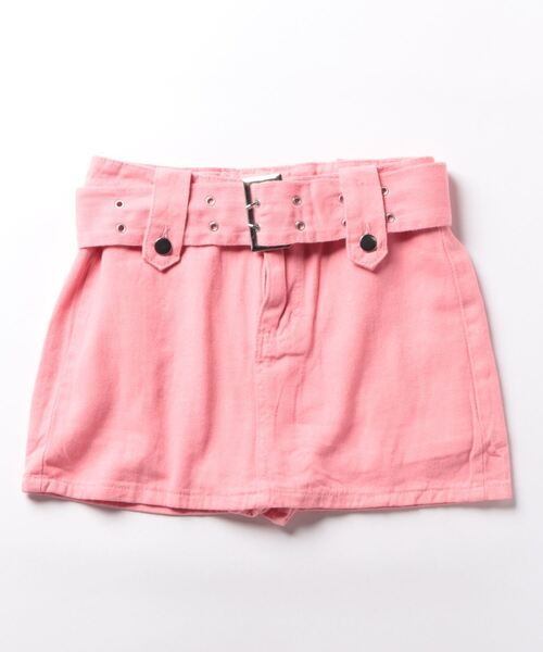 セール】ビッグベルト・インパン付きミニスカート（スカート）｜NANEA