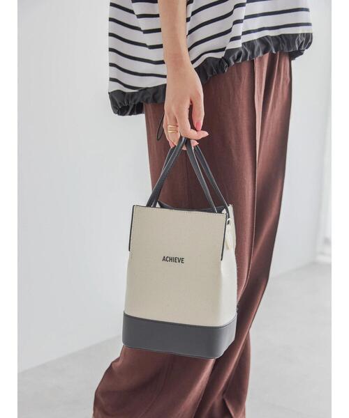 AMERICAN HOLIC（アメリカンホリック）の「2Wayロゴキャンバスショルダーバッグ（ショルダーバッグ・レディース・ベージュ/ブラック・FREE）」の11枚目の写真