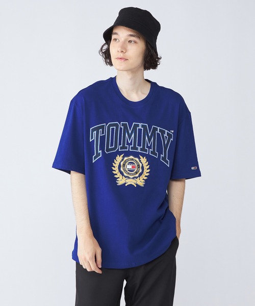 tommy jeans（トミー ジーンズ）の「スケートカレッジTシャツ（Tシャツ/カットソー・メンズ・ブラック/ブルー/ライトグレー・LARGE/MEDIUM/SMALL/X-LARGE）」の3枚目の写真