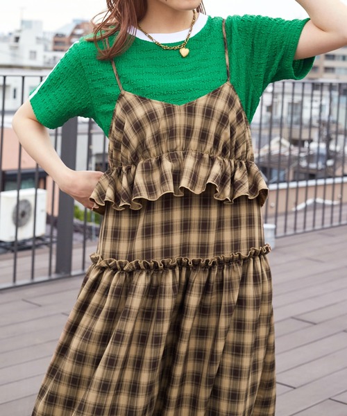 w closet（ダブルクローゼット）の「フリルギャザーキャミ