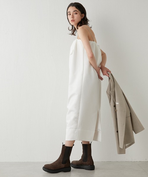 Whim Gazette（ウィムガゼット）の「コットンギャザーキャミワンピース