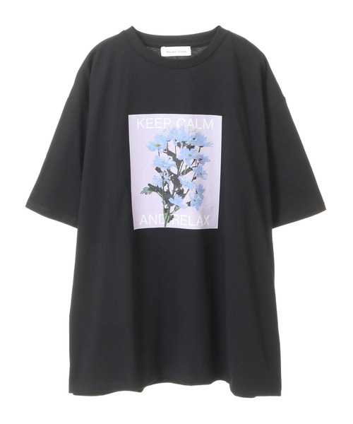 MASTER FRAME（マスターフレーム ）の「【MASTER FRAME】フラワー プリントクルーネックTシャツ（Tシャツ/カットソー・メンズ・ホワイト/ミント/ライラック/ブラック・4/3/2）」の7枚目の写真