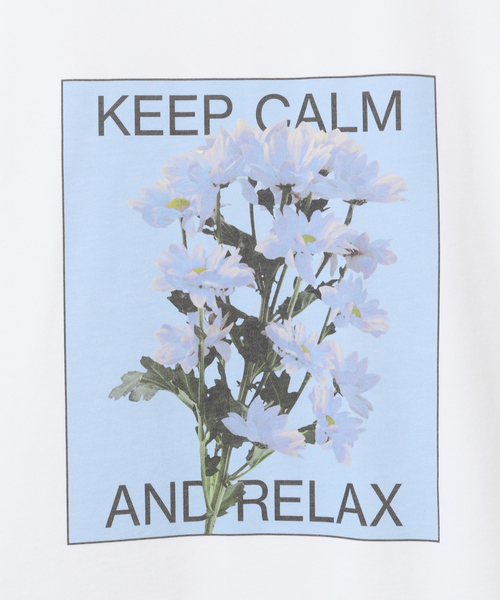 MASTER FRAME（マスターフレーム ）の「【MASTER FRAME】フラワー プリントクルーネックTシャツ（Tシャツ/カットソー・メンズ・ホワイト/ミント/ライラック/ブラック・4/3/2）」の13枚目の写真