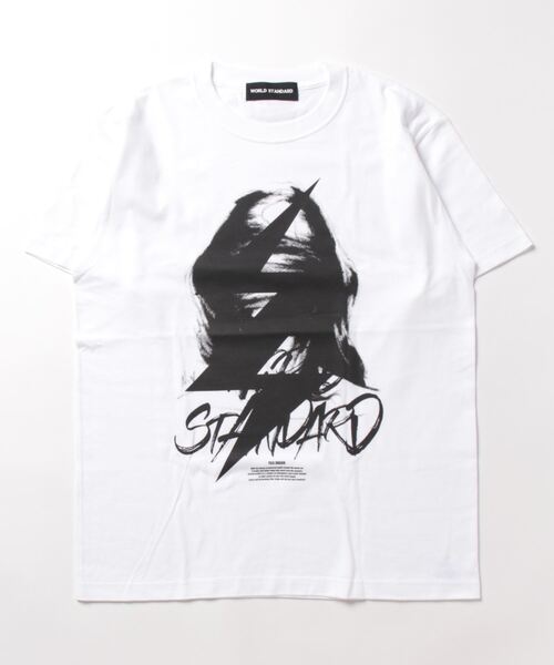 WORLD STANDARD(ワールドスタンダード)の「WORLD STANDARD/ワールドスタンダード プリント 半袖Tシャツ WSHT-005(Tシャツ/カットソー・メンズ・ホワイト/ブラック・L/XL/M)」の10枚目の写真