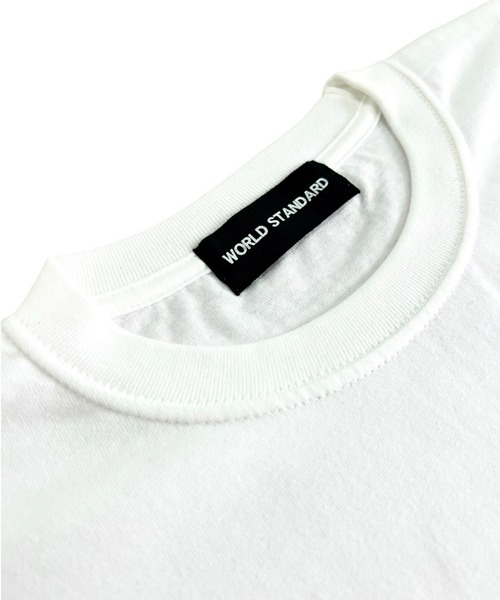 WORLD STANDARD(ワールドスタンダード)の「WORLD STANDARD/ワールドスタンダード プリント 半袖Tシャツ WSHT-005(Tシャツ/カットソー・メンズ・ホワイト/ブラック・L/XL/M)」の6枚目の写真