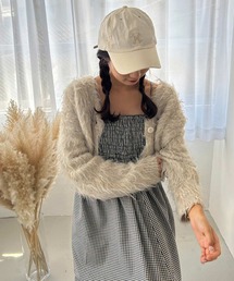 one after another NICE CLAUP | リボン取り外し可能/シャーリングキャミワンピース(ワンピース)