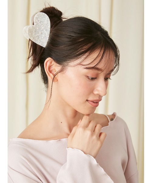 ハートパールバンス（バレッタ/ヘアクリップ）｜SNIDEL HOME