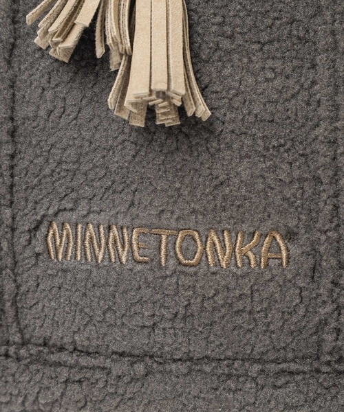 Minnetonka(ミネトンカ)の「【MINNETONKA(ミネトンカ)】別注ボアトート(トートバッグ・レディース・チャコール/ベージュ/ブラウン・FREE)」の11枚目の写真