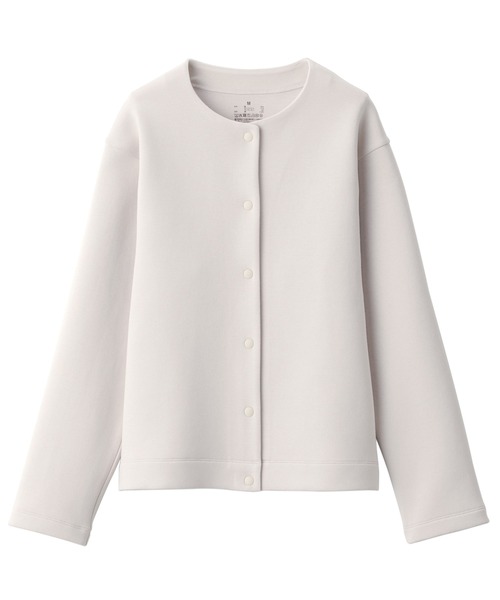 無印良品(ムジルシリョウヒン)の「二重編みスウェットカーディガン(カーディガン/ボレロ・レディース・ベージュ系1/ブラック/ライトブルー/ダークブラウン・XXL/XL/M/XS/S/L)」の21枚目の写真