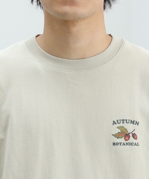 BEAMS HEART(ビームスハート)の「BEAMS HEART / アウトドア プリント ロングスリーブ(Tシャツ/カットソー・メンズ・グリーン系その他/ベージュ・LARGE/MEDIUM/SMALL)」の10枚目の写真