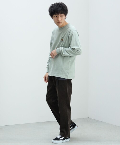 BEAMS HEART(ビームスハート)の「BEAMS HEART / アウトドア プリント ロングスリーブ(Tシャツ/カットソー・メンズ・グリーン系その他/ベージュ・LARGE/MEDIUM/SMALL)」の13枚目の写真