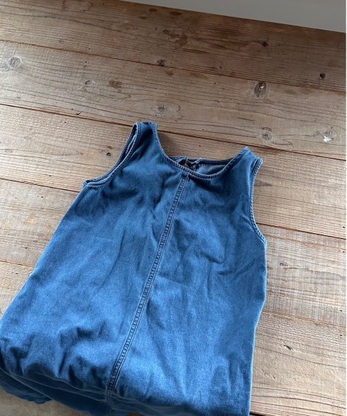 t a r o s u(タロス)の「back ribbon denim onepiece/バックリボンデニムワンピース(ワンピース・レディース・ブルー・FREE)」の19枚目の写真