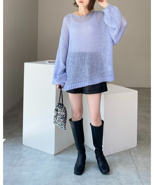 コーチ　モヘア混紡　ざっくり編み　ボリューム　スヌード 値下げ mqdefault.jpg