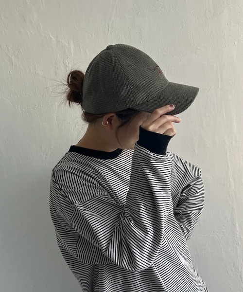 LBC(エルビーシー)の「ポコポココールロゴキャップ(キャップ・レディース・オフホワイト/グレー/グリーン・FREE)」の2枚目の写真