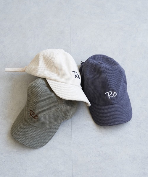 LBC(エルビーシー)の「ポコポココールロゴキャップ(キャップ・レディース・オフホワイト/グレー/グリーン・FREE)」の5枚目の写真