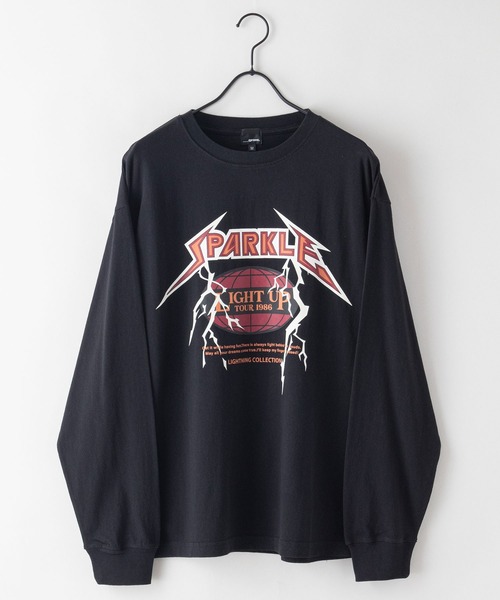 JEANS MATE(ジーンズメイト)の「ピグメントプリント ロンT ピグメント加工 ヴィンテージライクプリントロンT 90s 古着 ロックT バックプリント(Tシャツ/カットソー・メンズ・ダークブラック/グレー系その他/ブラック系その他/グレー/ブラック/チャコールグレー・MEDIUM/LARGE)」の7枚目の写真