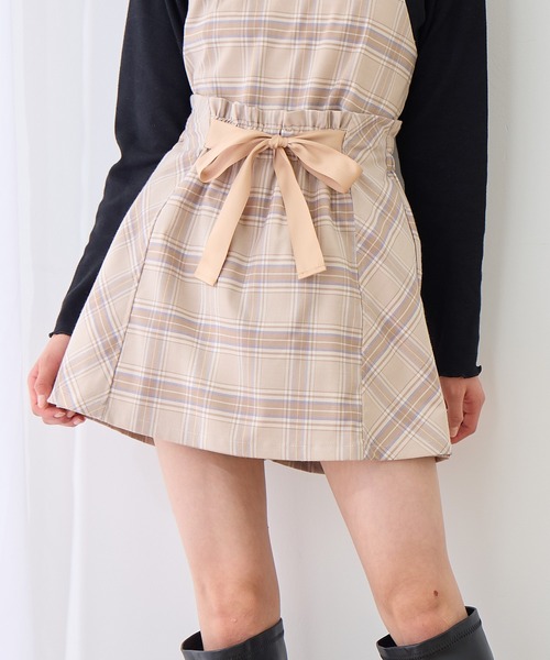 新品✨フランシュリッペ　フレア　チェック　キュロット　フリル　ティアード 2025年最新】franche lippee レディース キュロットの人気