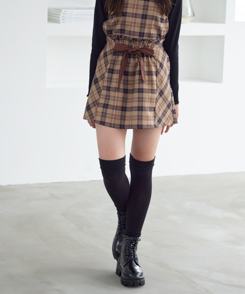 BEBE ONLINE STORE｜【お揃い】チェックサイドポケット