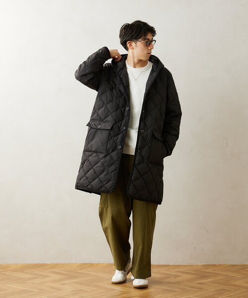 TAION（タイオン）の「【TAION × HOUSE HOLD】別注 キルティングダウンコート（ダウンジャケット/コート・メンズ・チャコールグレー/ブラック/カーキ・MEDIUM/LARGE）」の5枚目の写真