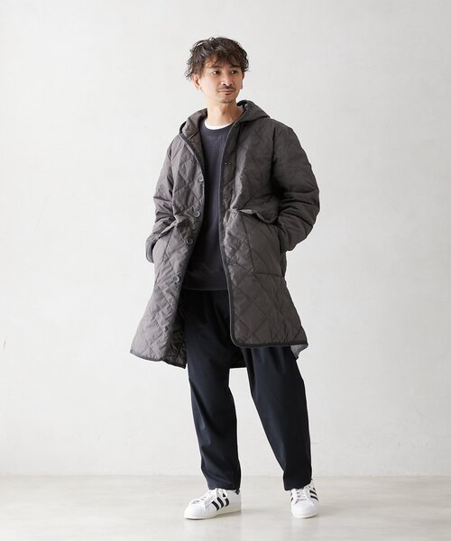 TAION（タイオン）の「【TAION × HOUSE HOLD】別注 キルティングダウンコート（ダウンジャケット/コート・メンズ・チャコールグレー/ブラック/カーキ・MEDIUM/LARGE）」の6枚目の写真