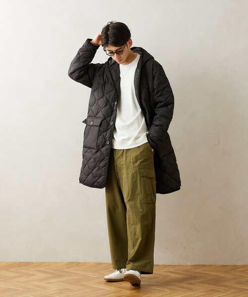 TAION（タイオン）の「【TAION × HOUSE HOLD】別注 キルティングダウンコート（ダウンジャケット/コート・メンズ・チャコールグレー/ブラック/カーキ・MEDIUM/LARGE）」の16枚目の写真