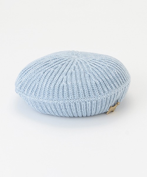 petit main（プティマイン）の「ニットベレー（ハンチング/ベレー帽・キッズ・ブルー/ライトピンク/ブラック/アイボリー・54cm/52cm/50cm）」の8枚目の写真