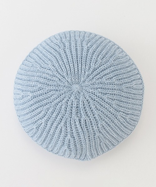 petit main（プティマイン）の「ニットベレー（ハンチング/ベレー帽・キッズ・ブルー/ライトピンク/ブラック/アイボリー・54cm/52cm/50cm）」の10枚目の写真