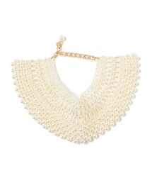 Ray BEAMS | blicenscell / 2way パール つけ襟(付け襟)