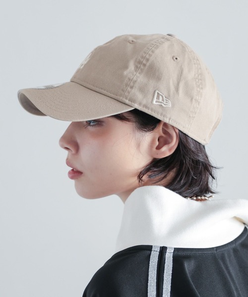 PAGEBOY（ページボーイ）の「NEWERA/チェーンステッチCAP（キャップ・レディース・ベージュ/ブラック・FREE）」の5枚目の写真
