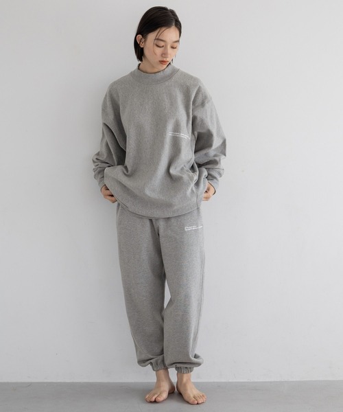 e/rm(イーアールエム)の「【e/rm】メッセージスウェットパンツ(スウェットパンツ・レディース・グレー系その他2/ベージュ/オフホワイト・FREE)」の4枚目の写真
