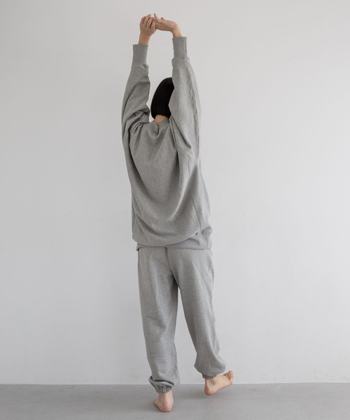 e/rm(イーアールエム)の「【e/rm】メッセージスウェットパンツ(スウェットパンツ・レディース・グレー系その他2/ベージュ/オフホワイト・FREE)」の5枚目の写真