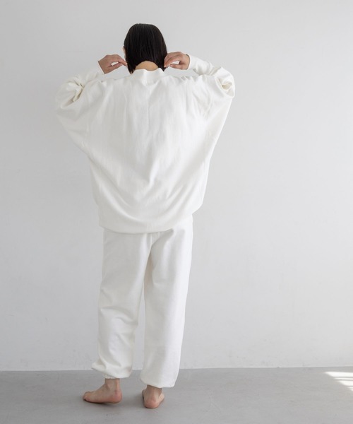 e/rm(イーアールエム)の「【e/rm】メッセージスウェットパンツ(スウェットパンツ・レディース・グレー系その他2/ベージュ/オフホワイト・FREE)」の7枚目の写真
