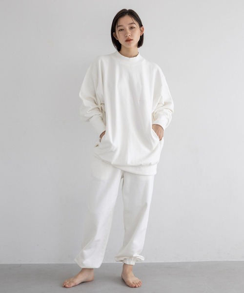 e/rm(イーアールエム)の「【e/rm】メッセージスウェットパンツ(スウェットパンツ・レディース・グレー系その他2/ベージュ/オフホワイト・FREE)」の8枚目の写真