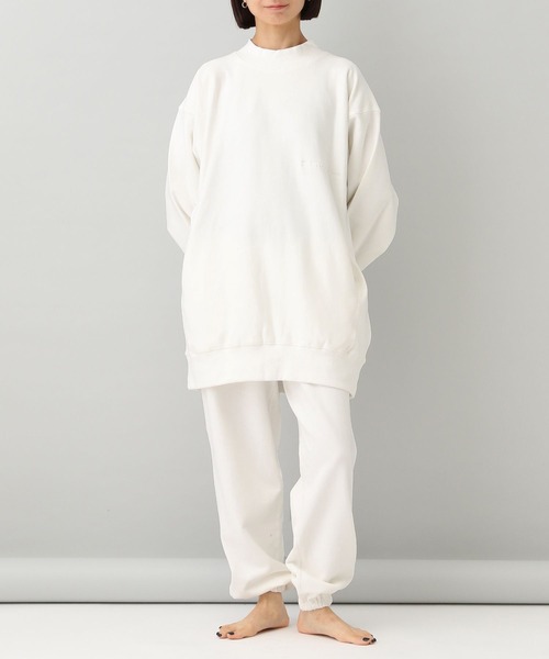 e/rm(イーアールエム)の「【e/rm】メッセージスウェットパンツ(スウェットパンツ・レディース・グレー系その他2/ベージュ/オフホワイト・FREE)」の9枚目の写真