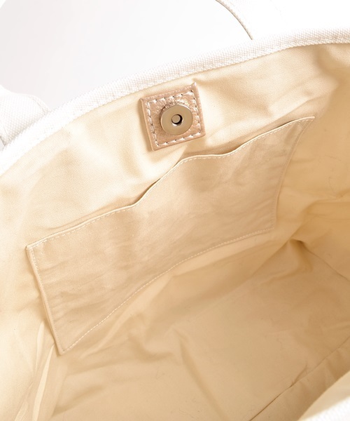 Khaju（カージュ）の「Khaju:キャンバストートバッグ□（トートバッグ・レディース・ネイビー/ピンク/ゴールド・ONE SIZE）」の6枚目の写真