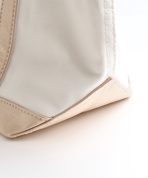 Khaju（カージュ）の「Khaju:キャンバストートバッグ□（トートバッグ・レディース・ネイビー/ピンク/ゴールド・ONE SIZE）」の8枚目の写真