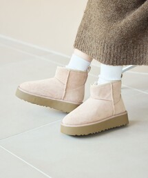 FREAK'S STORE | 限定展開 厚底 ムートン ブーツ(ブーツ)