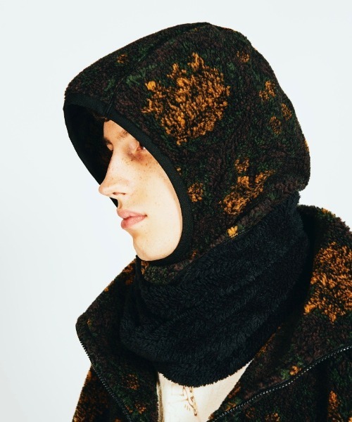 SUNNY  SPORTS（サニースポーツ）の「SUNNY SPORTS/サニースポーツ LIBERTY HOOD WARMER リバティフードウォーマー（ネックウォーマー/スヌード・メンズ・レッド/グリーン・ONE SIZE）」の2枚目の写真