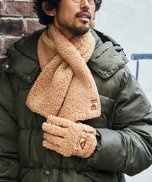 POLeR（ポーラー）の「POLeR × FREAK'S STORE/ポーラー × フリークスストア 別注 差し込み ボアマフラー（マフラー・メンズ）」