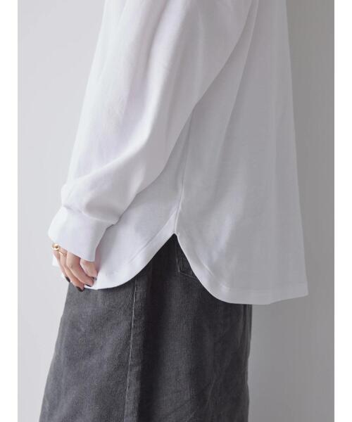 AMERICAN HOLIC（アメリカンホリック）の「ラウンドテールカットチュニック（チュニック・レディース・オフホワイト・M/L/S）」の8枚目の写真