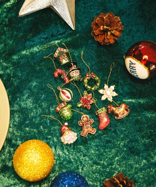 ミニミニオーナメント12Pセット☆2025X'mas☆（インテリア雑貨