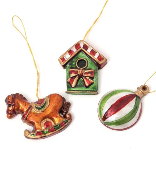 ミニミニオーナメント12Pセット☆2025X'mas☆（インテリア雑貨