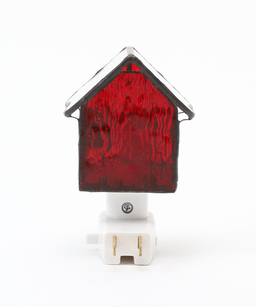 journal standard Furniture （ジャーナルスタンダードファニチャー）の「STAINED GLASS FOOT LAMP HOUSE ステンドグラス フットランプ ハウス（照明・レディース・レッド・FREE）」の6枚目の写真