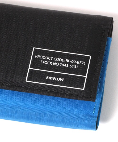 BAYFLOW（ベイフロー）の「BFバイカラーウォレット（財布・レディース・パープル/グレー/ブラック・0）」の10枚目の写真