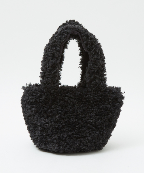 HELEN MOORE（ヘレンムーア）の「【WEB限定】【HELEN MOORE】 Pill Box ミニボアトートバッグ（トートバッグ・レディース・ベージュ/ブラック・フリー）」の11枚目の写真