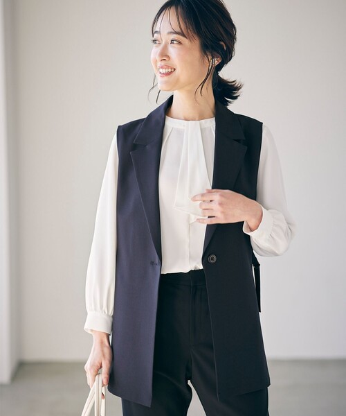 ANY SIS（エニィスィス）の「【洗える】ボウタイ ブラウス（シャツ/ブラウス・レディース・ホワイト系・2/3/1）」の5枚目の写真